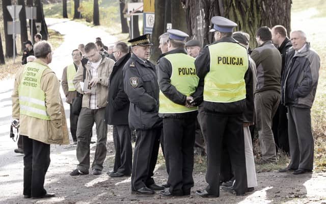 Pościg i kraksa w ramach ćwiczeń