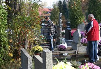 Refleksja nad przemijaniem pośród zniczy pamięci