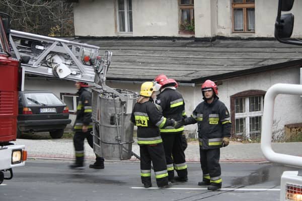 Palił się pensjonat