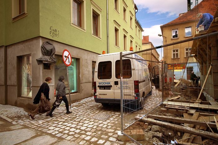 Uciążliwe blokady na Mrocznej i Krótkiej