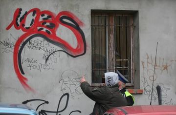 Sukces policji: pseudograficiarz w kajdankach