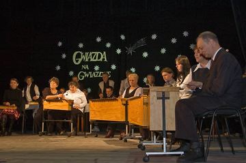 Gwiazdka na gwiazdkę z serca świecąca