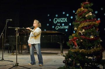 Gwiazdka na gwiazdkę z serca świecąca