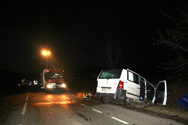 Groźna czołówka na obwodnicy Kowar – pechowy poniedziałek