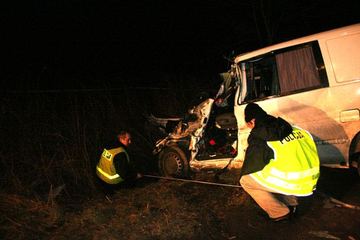 Groźna czołówka na obwodnicy Kowar – pechowy poniedziałek