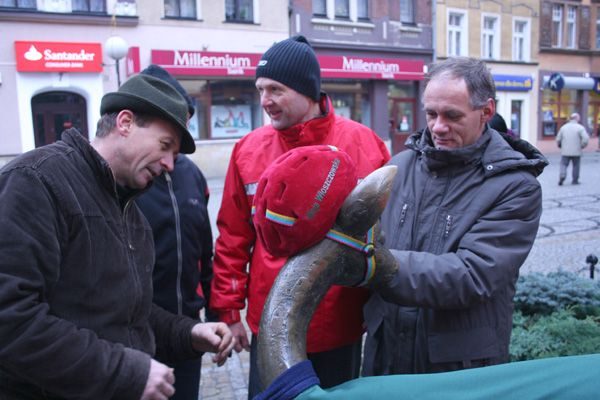 Jelonek troskliwie odziany
