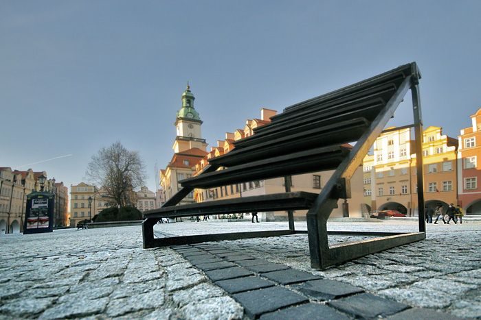 Plac Ratuszowy podczas wczorajszego montażu sceny, na której wystąpią