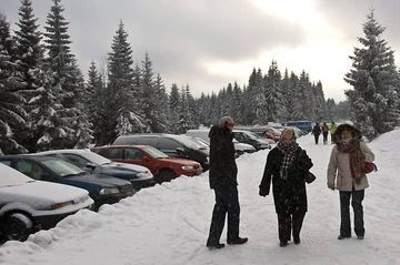 Śnieżny szał w czeskich Karkonoszach