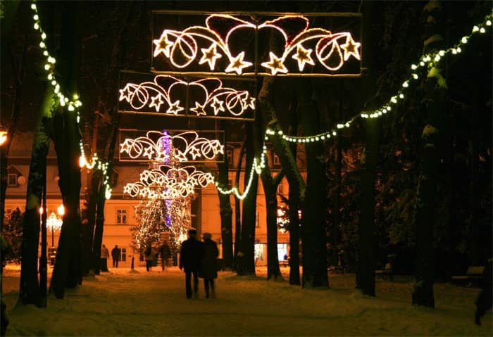 Uzdrowisko w blasku światła