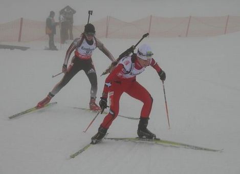 Agnieszka Grzybek podczas zawodów Pucharu Świata w Hochwilzen (Austria)