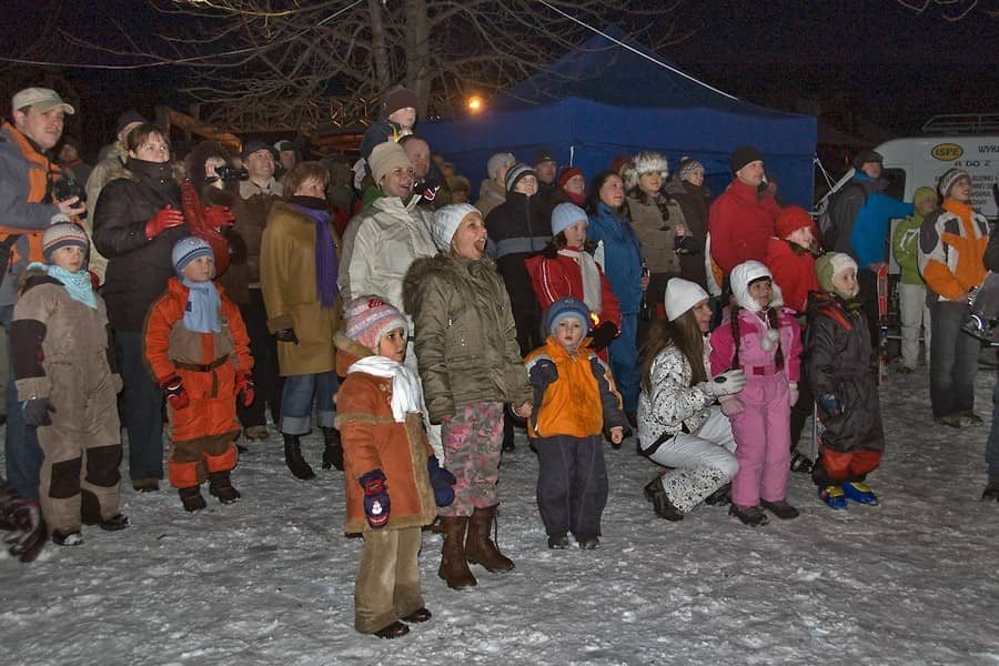W Śniegolepach górą swoi i snowboardzista