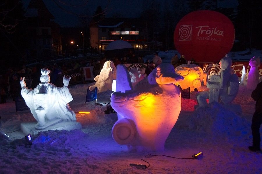 W Śniegolepach górą swoi i snowboardzista