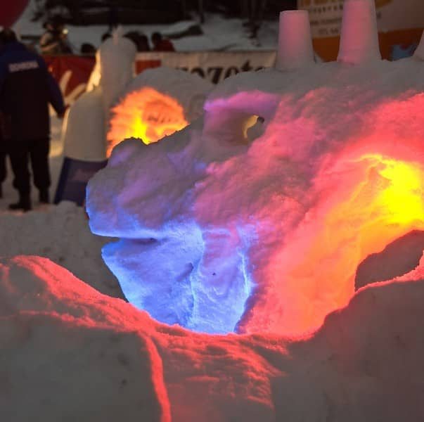 W Śniegolepach górą swoi i snowboardzista