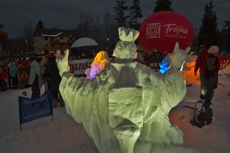 W Śniegolepach górą swoi i snowboardzista