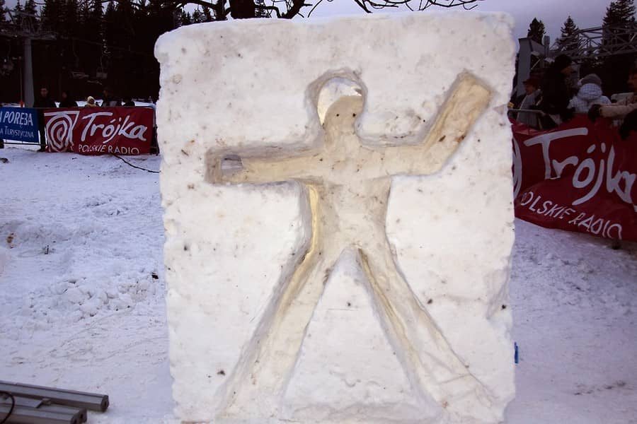 W Śniegolepach górą swoi i snowboardzista