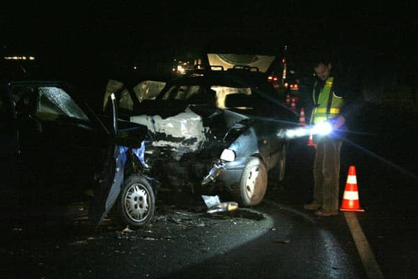 Groźny wypadek na krajowej „trójce”