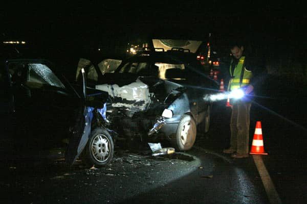 Groźny wypadek na krajowej „trójce”
