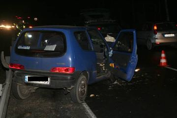 Groźny wypadek na krajowej „trójce”