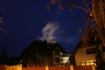 Pożar od komina