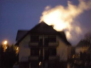 Pożar od komina