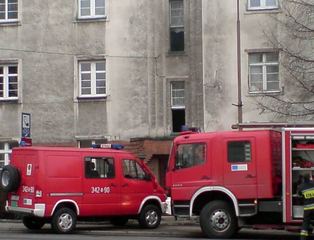 Płonący obiad przyczyną zagrożenia