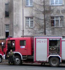 Płonący obiad przyczyną zagrożenia