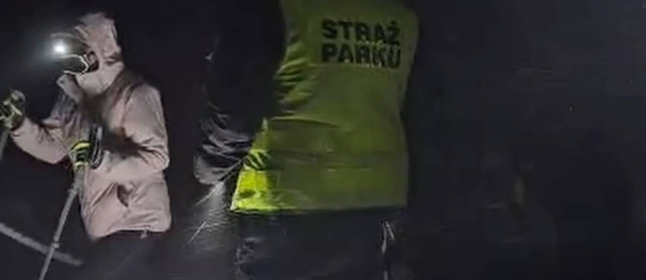 Straż Parku uratowała wychłodzonego Czecha