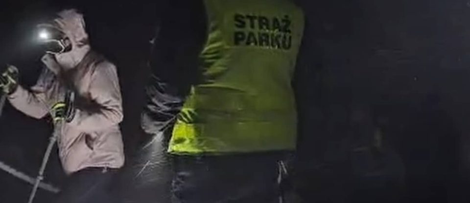 Straż Parku uratowała wychłodzonego Czecha