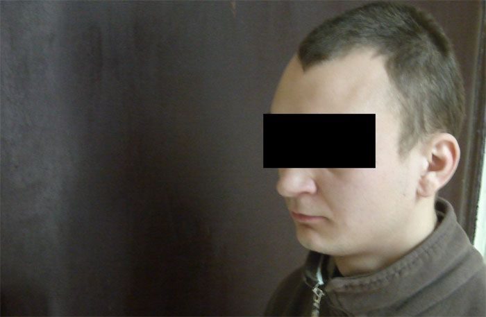 Narkotykowy diler w rękach policji