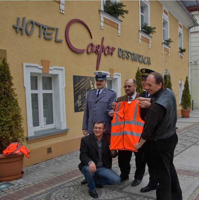Z taką kamizelką do bezpieczeństwa