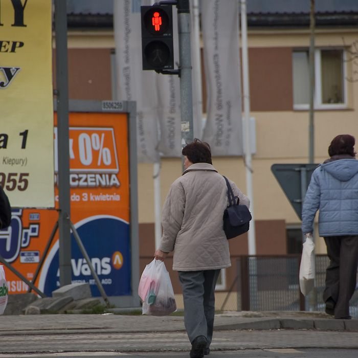 Zielone światło? Sprintem przez pasy!