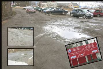 Przed WORD jest bagno, będzie wzorowy parking