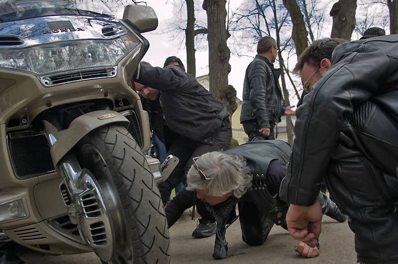 Motocykliści z wielkim sercem