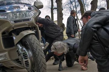 Motocykliści z wielkim sercem