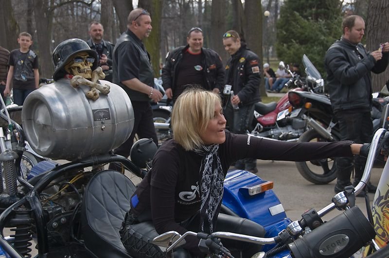 Motocykliści z wielkim sercem