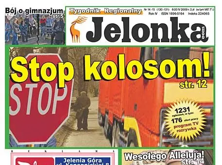 Tygodnik Jelonka.com od poniedziałku w kioskach