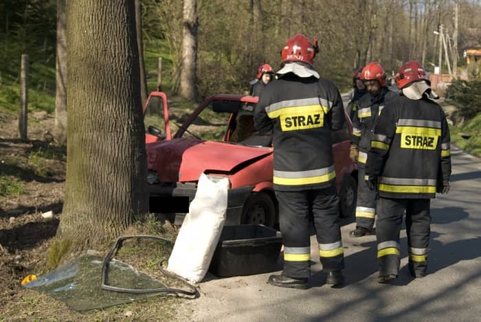 Po kolizji kobieta w ciąży w szpitalu