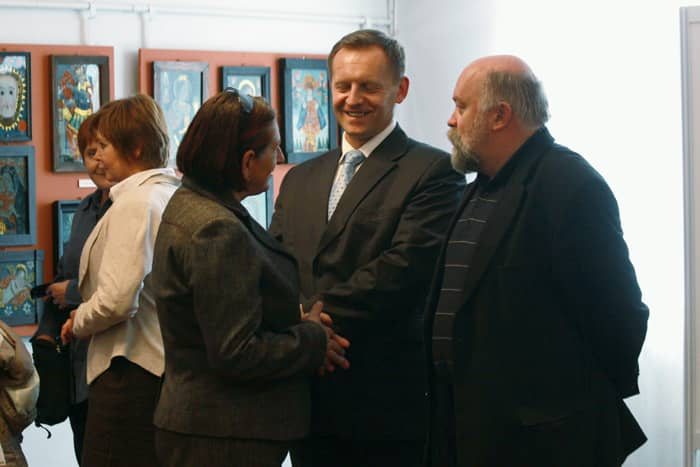 Matki Boskie na szkle wymalowane