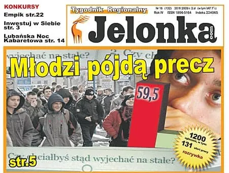 Tygodnik Jelonka.com od poniedziałku w kioskach