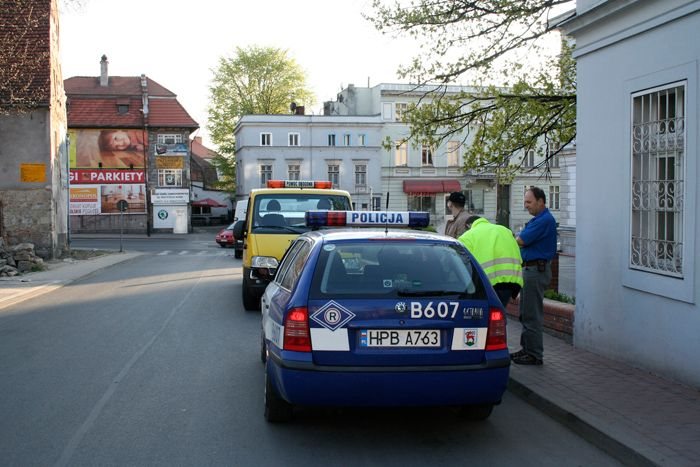 „Czołówka” przez nieuwagę