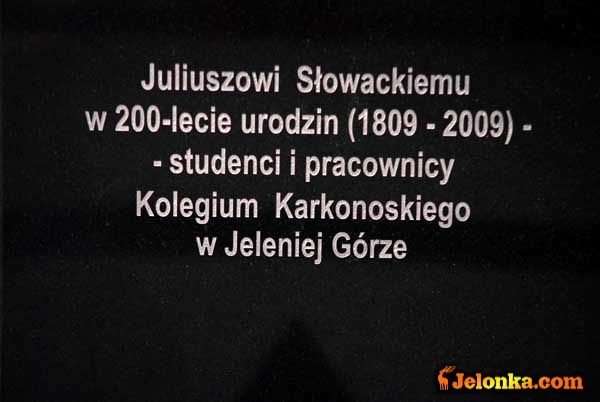 Ludzie nauki odsłonili pomnik Wieszcza