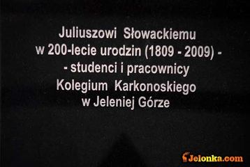 Ludzie nauki odsłonili pomnik Wieszcza