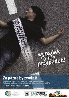 Wypadek to nie przypadek – szokująca kampania plakatowa
