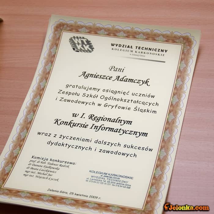 Młodzi informatycy zasłużyli na medal