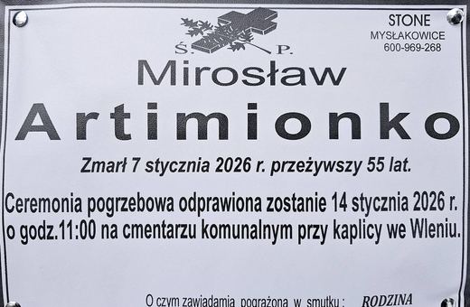 Zmarł Mirosław Artimionko