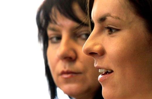 Maja Włoszczowska i Katarzyna Młodawska, szefowa wydziału promocji magistratu.
