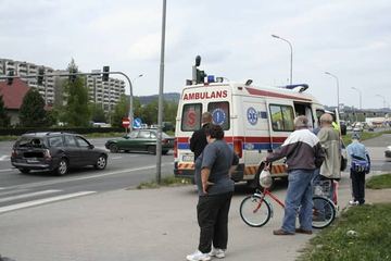 Tir wjechał w tył opla vectry