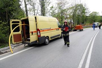 Drogowcy uszkodzili gazociąg