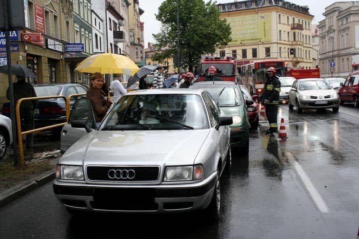 Karambol na placu kard. Wyszyńskiego