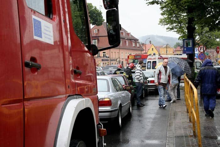 Karambol na placu kard. Wyszyńskiego